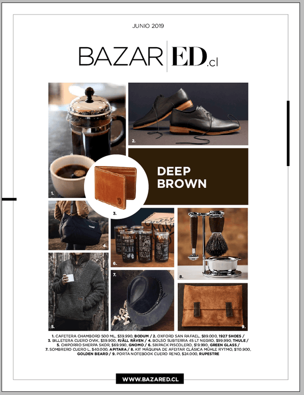 Rupestre en la revista de Bazar ED