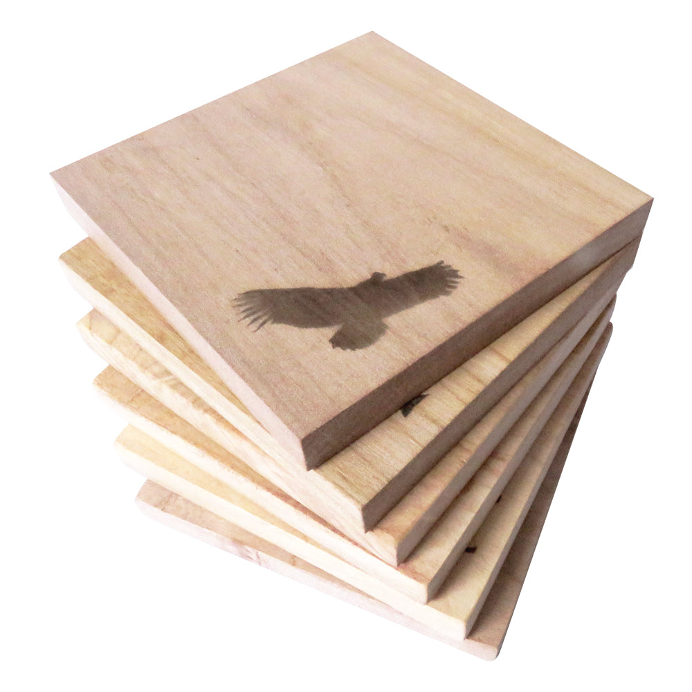 Posavasos Animales Chilenos Madera Sustentable